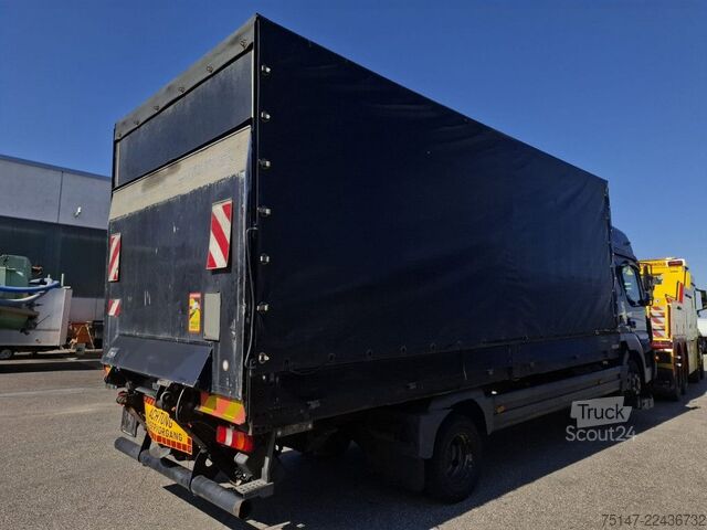 Фургон с брезентова завеса MERCEDES-BENZ 818 L Atego Klima Tempomat Motorschaden