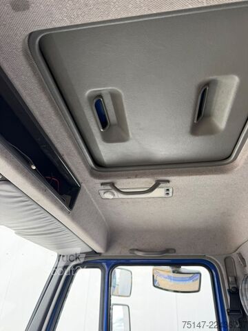 Kamion sa ravnom platformom i ceradom MERCEDES-BENZ 1820 AK Allrad 4x4 3-Sitzer ex-THW
