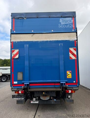 Фургон с брезентова завеса MERCEDES-BENZ 823 L Atego Tempomat LBW 1000 kg AHK