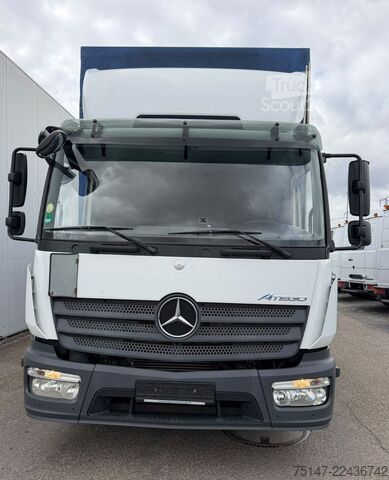 Фургон с брезентова завеса MERCEDES-BENZ 823 L Atego Tempomat LBW 1000 kg AHK
