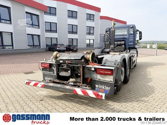Roll-off-kippi kuorma-auto MAN TGS 26.420 6x2-4 BL Hiab ULT 21-59-M-ITF,
