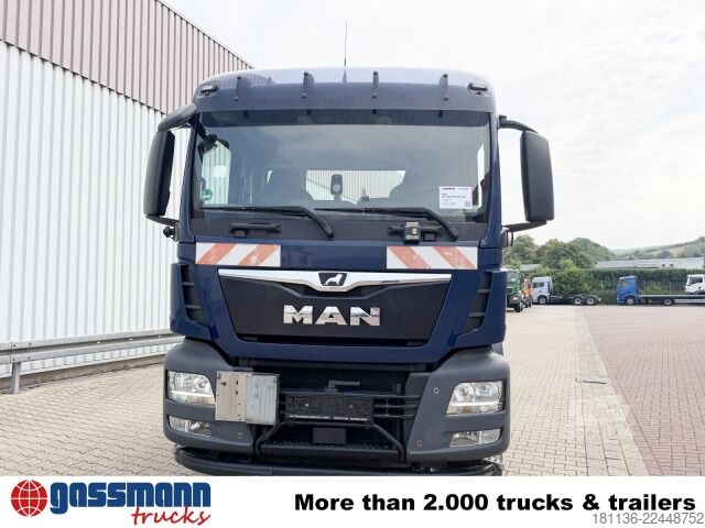 Roll-off-kippi kuorma-auto MAN TGS 26.420 6x2-4 BL Meiller 26.65 Lenk-Liftachse