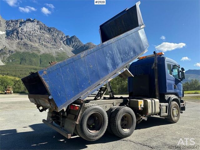  Scania R500 6x2 snow rigged tipper truck w/ plate and und