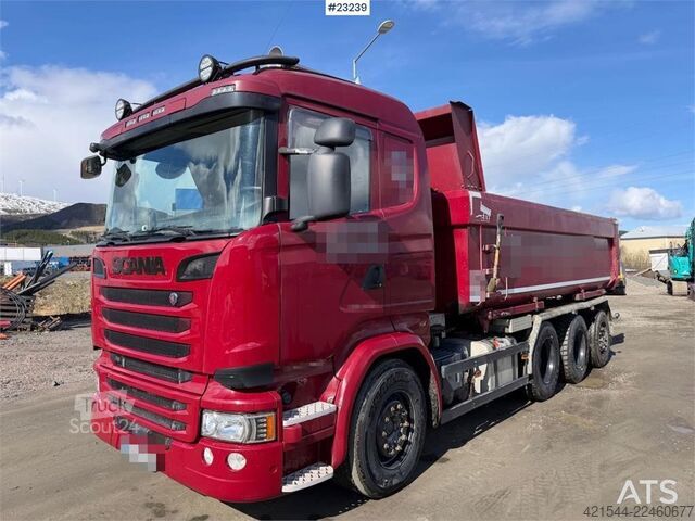  Scania R580 8x4 combi truck w/ new retarder, turntable an