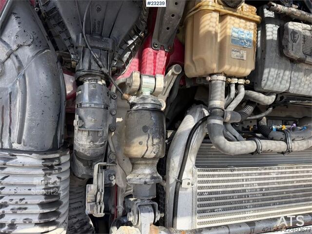  Scania R580 8x4 combi truck w/ new retarder, turntable an