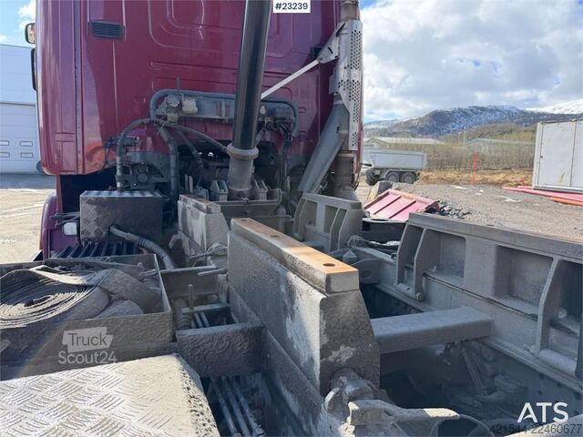 Kippiauto Scania R580 8x4 combi truck w/ new retarder, turntable an