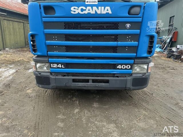  Scania R124/400 hook truck w/ 26T hook and box. WATCH VID