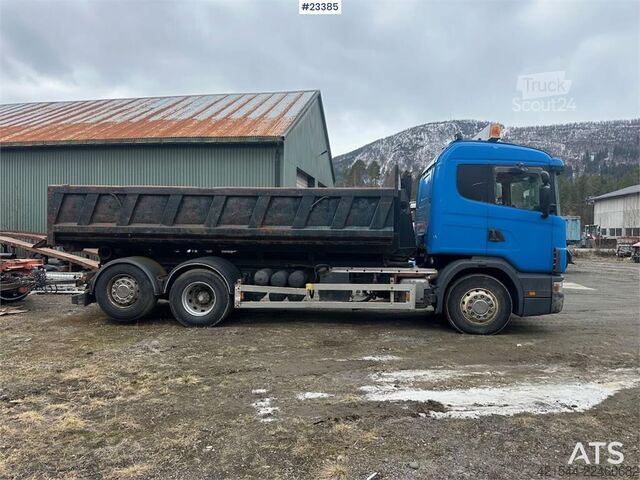  Scania R124/400 hook truck w/ 26T hook and box. WATCH VID