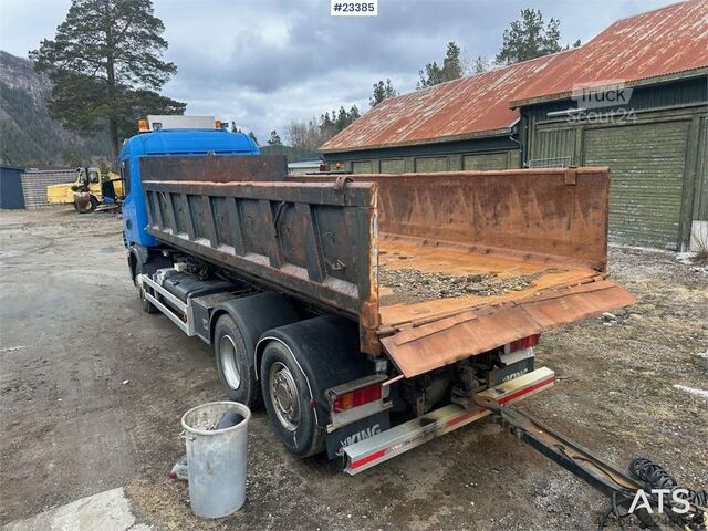  Scania R124/400 hook truck w/ 26T hook and box. WATCH VID