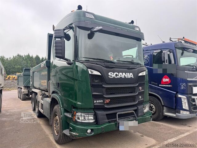 Kipper Scania R650 6x4 Tipper Truck with Istrail Tri-Axle Traile