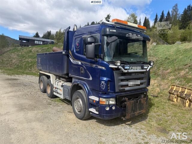  Scania R580 6x4 Snow Plow Equipped Tipper Truck – Steel S