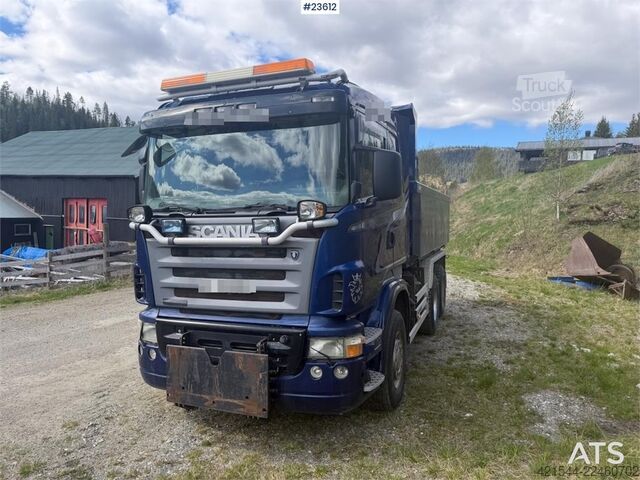  Scania R580 6x4 Snow Plow Equipped Tipper Truck – Steel S