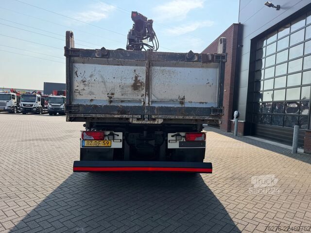 Самосвал с краном MAN TGS 28.480 6x4-4 BL Kipper / HMF 2420 K3