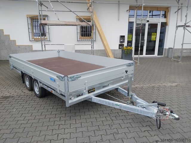 Autotrailer HULCO Medax Pritsche 3to 403x200cm abholbereit