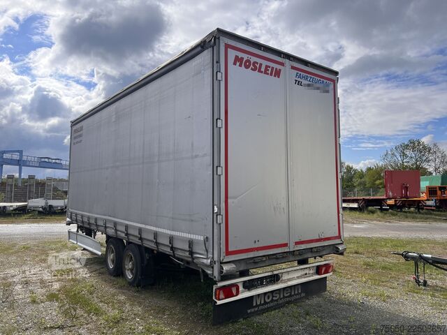 Открытый прицеп с тентом Möslein TPF 11-D Schwebheim  Tandem- Planenanhänger Durchladen