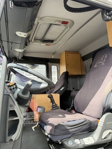 Вакуумен цистерна камион man TGA 26.430 6x2 Liftachse Müller Kanalreiniger Fahrer/Beifahrertür als Schiebetüre