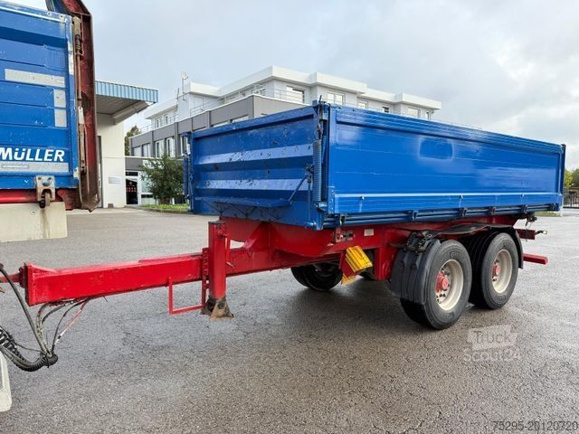 Dreiseitenkipper Anhänger  Reisch 2 Achs Tandem 3-S-Kipper SAF TÜV 05/2026