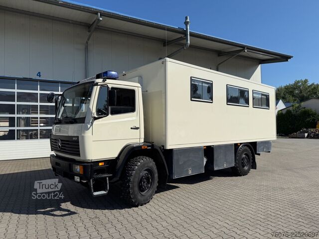 Caravana/autocaravana MERCEDES-BENZ MB 917 A 4x4 Allrad Koffer 6m Klima Heizung