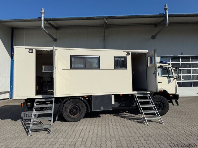 Caravana/autocaravana MERCEDES-BENZ MB 917 A 4x4 Allrad Koffer 6m Klima Heizung
