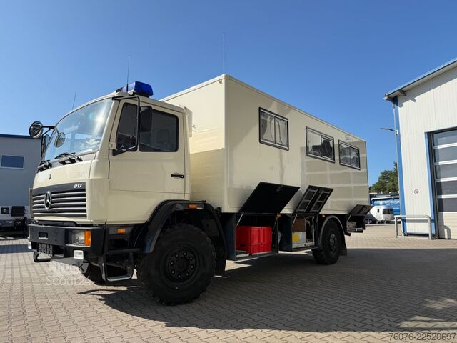 Caravana/autocaravana MERCEDES-BENZ MB 917 A 4x4 Allrad Koffer 6m Klima Heizung