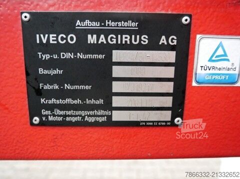 Tankbrandbil TLF24/50 4x4 IVECO-MAGIRUS 4x4 160-30 AHW - 24/50 - 4910 Liter Wasser