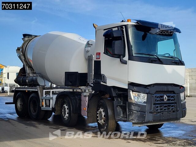 Mixer Renault C 430 8X4 9m3 Stetter Mixer Steel suspension Au...