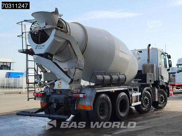 Mixer Renault C 430 8X4 9m3 Stetter Mixer Steel suspension Au...
