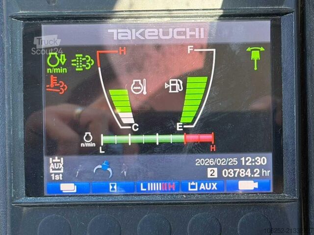 Minikoparka Takeuchi TB290-2 - 8.4T + ENGCON ROTOTILT - 3784h - INCL...