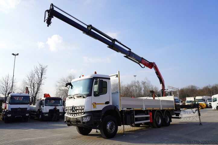 Platform met kraan Mercedes-Benz Arocs 2636 6x4/ Fassi F195A.0.24/ 660mth