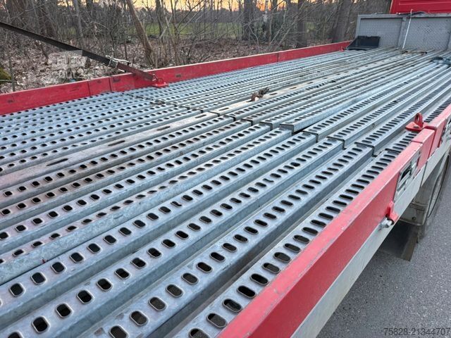 Automobilis ar plakanu platformu MERCEDES-BENZ Ecoliner 1520  / Maschinen / Traktoren Transport