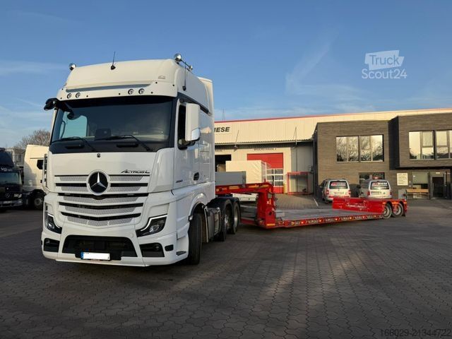 Semirimorchio ribassato KÄSSBOHRER SLL 2/2H 2-Achs Tiefbett Hydraulische Lenkung