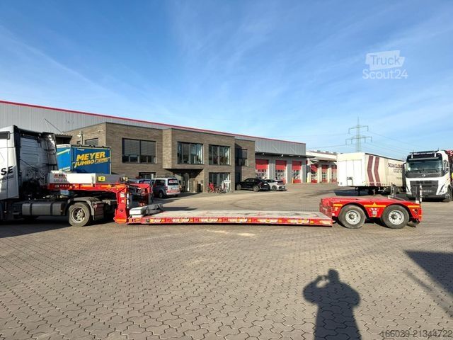 Semirimorchio ribassato KÄSSBOHRER SLL 2/2H 2-Achs Tiefbett Hydraulische Lenkung