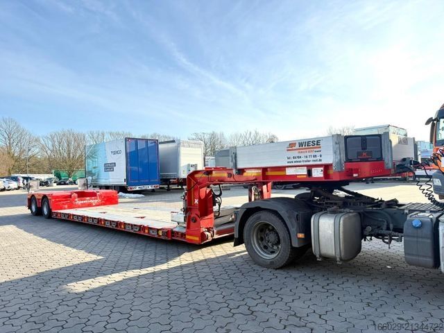 Semirimorchio ribassato KÄSSBOHRER SLL 2/2H 2-Achs Tiefbett Hydraulische Lenkung