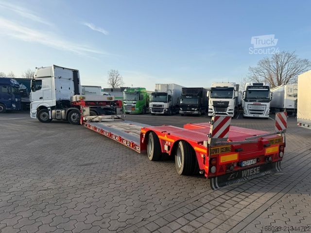 Semirimorchio ribassato KÄSSBOHRER SLL 2/2H 2-Achs Tiefbett Hydraulische Lenkung