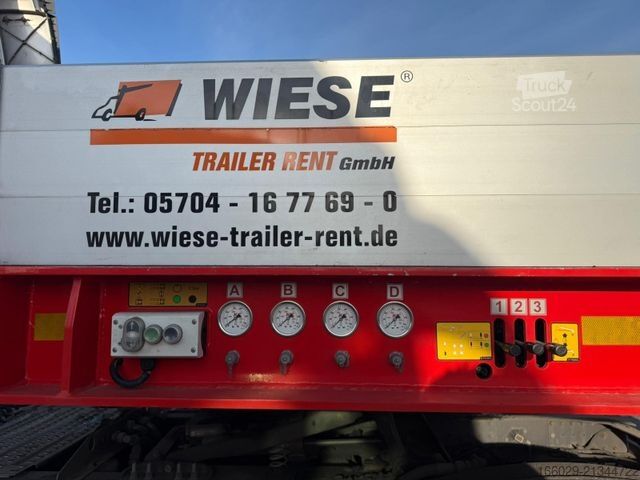 Semirimorchio ribassato KÄSSBOHRER SLL 2/2H 2-Achs Tiefbett Hydraulische Lenkung