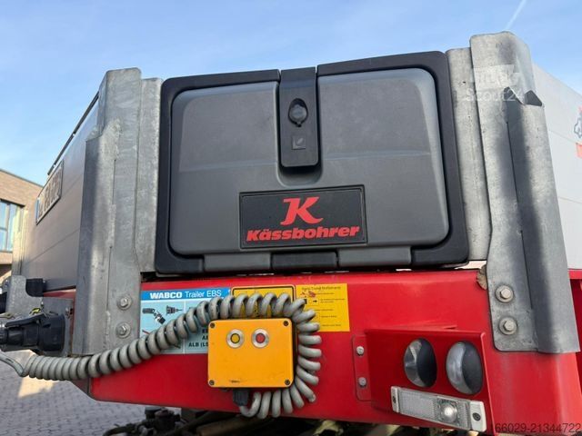 Semirimorchio ribassato KÄSSBOHRER SLL 2/2H 2-Achs Tiefbett Hydraulische Lenkung