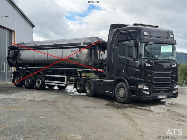 Standard-SZM Scania R580 6x2 tractor unit w/ tipping hydraulics and ne