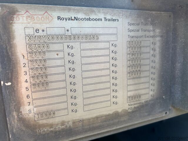 Semi-lavlaster Nooteboom MCO-68-05 | MCO-68-05 | HEAVY SEMI-LOADER |