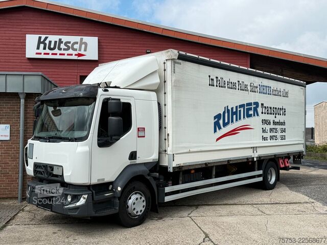 Камион платформа с брезент RENAULT D16-280 Pritsche / Plane, gr. Fhs. 1 Liege