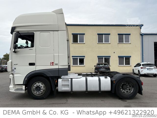 Стандартен влекач DAF XF480FT*E6d*Superspacecab*Retarder*Standklim*TÜV