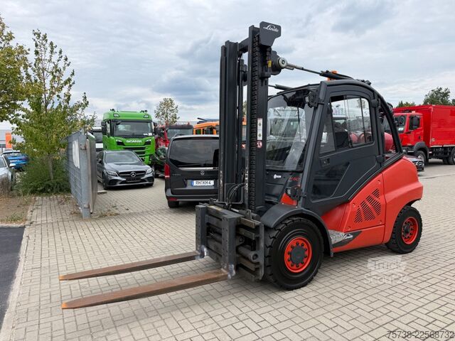 Frontstapler LINDE H50 T-02 EVO/Kabine/hydraulischer Seitenschieber