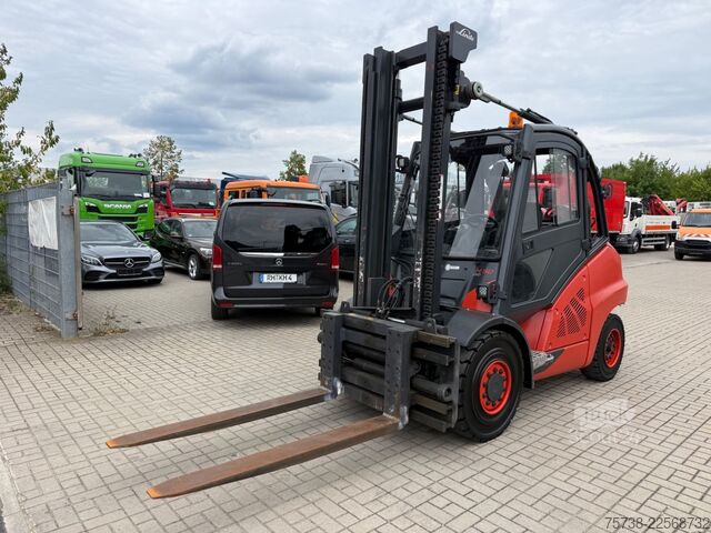 Frontstapler LINDE H50 T-02 EVO/Kabine/hydraulischer Seitenschieber