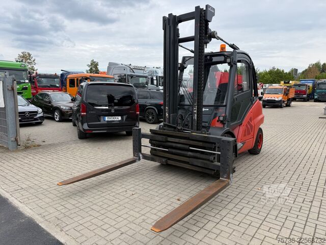 Frontstapler LINDE H50 T-02 EVO/Kabine/hydraulischer Seitenschieber