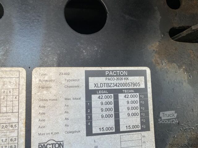 Рефрижераторная/морозильная транспортировка Pacton Z3-002 Fridge / Carrier Vector 1850 / BPW Axles...