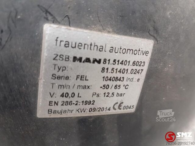Vas de aer Man Occ luchtketel 40L 12,5Bar MAN