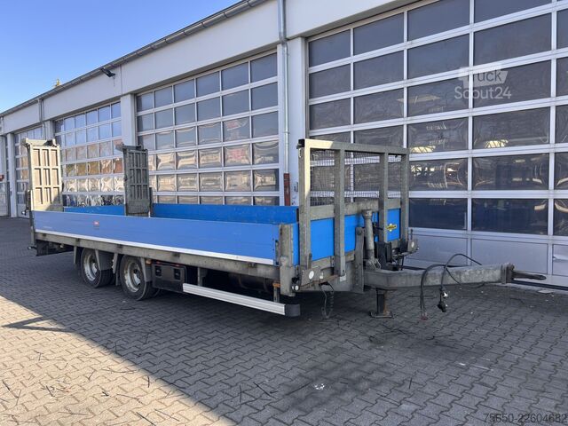Alçak şasi römork Humbaur HBTZ 136224 TA-BS  13,6 t Tandemtieflader