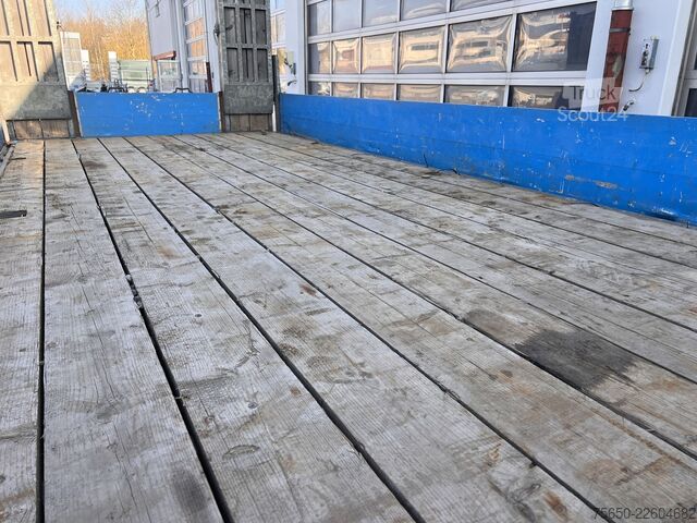 Alçak şasi römork Humbaur HBTZ 136224 TA-BS  13,6 t Tandemtieflader