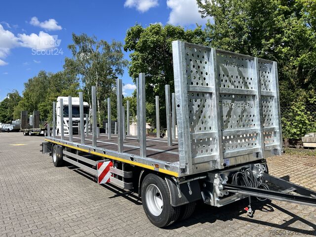 Åben trailer Möslein T 2 Plato 8,6m  2 Achs Jumbo- Plato- Anhänger