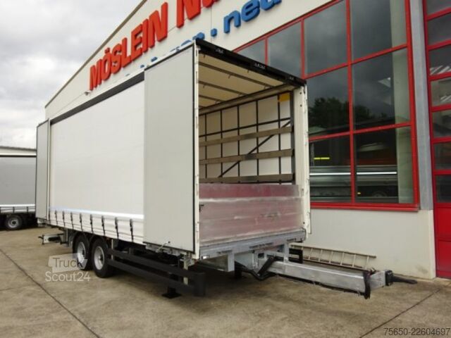Відкритий причіп з тентом Möslein TPW 105 D Schwebheim  Tandem- Planenanhänger Durchladen