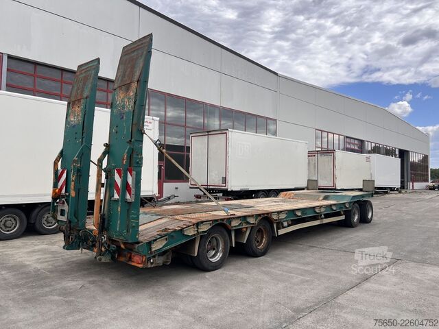 Matala lavetti perävaunu Humbaur HTD 409525-4A  4 Achs Tiefladeranhänger, kein Müller Mitteltal